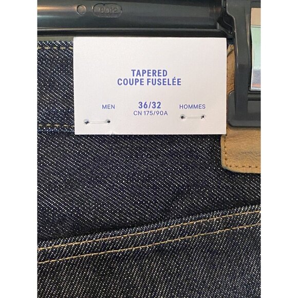 H&M Denim Jeans Men's 36x32 Dark Wash Tapered New with Tags India - Picture 15 of 16